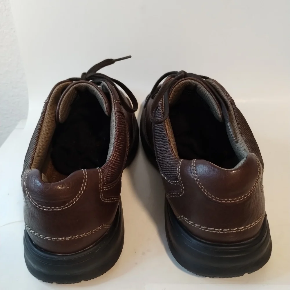 Clarks Leather Casual Oxford‎ Men's 10½ Brown